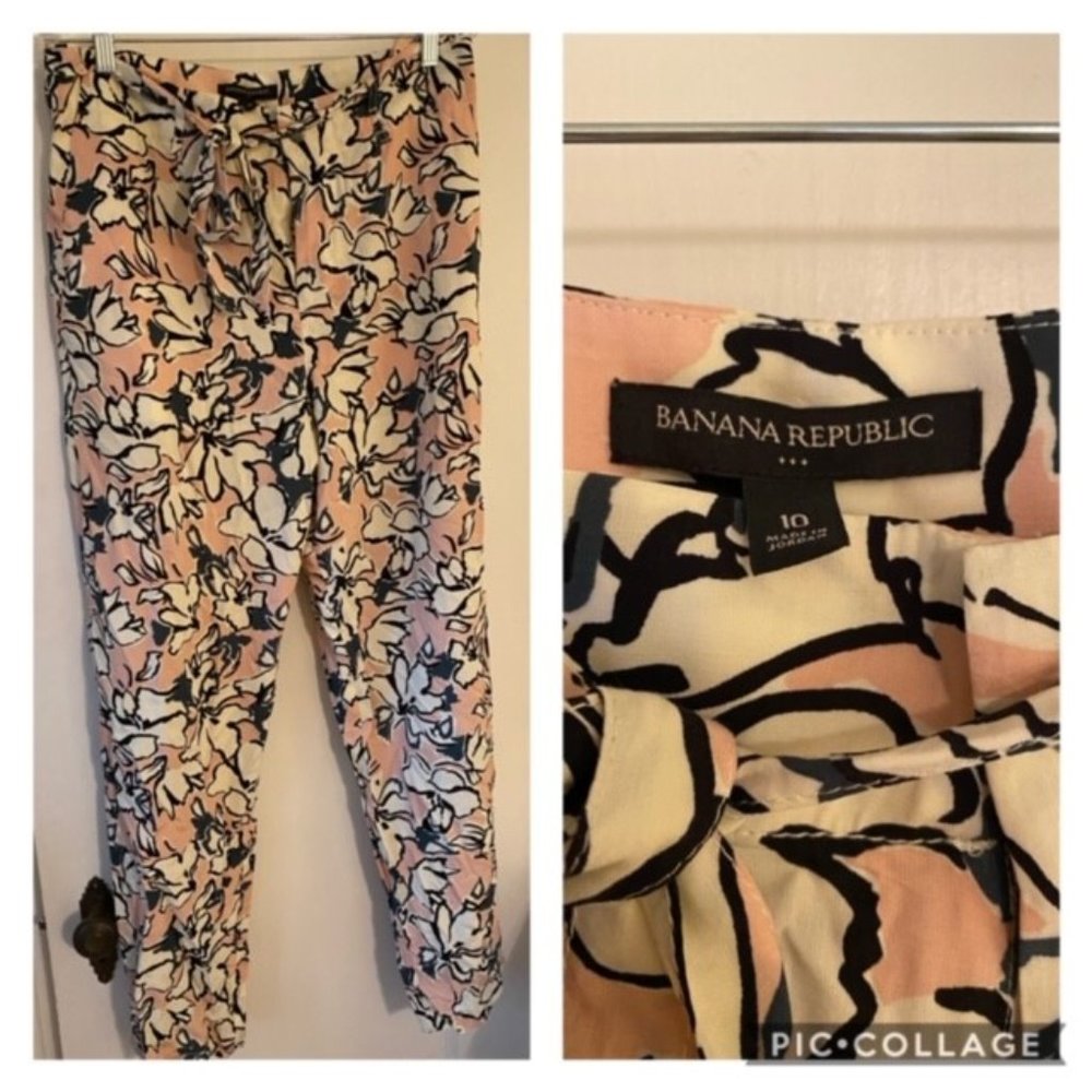 Banana Republic Floral Printed Pants